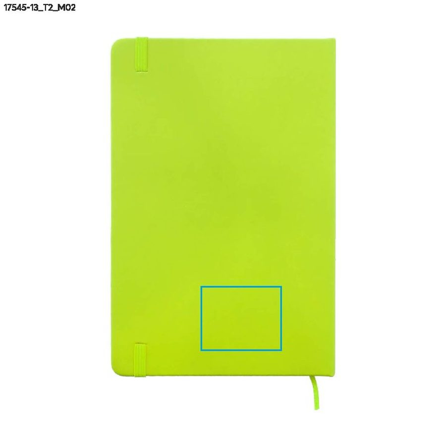VITAL – carnet A5: Zone de marquage arrière · Marquage en creux