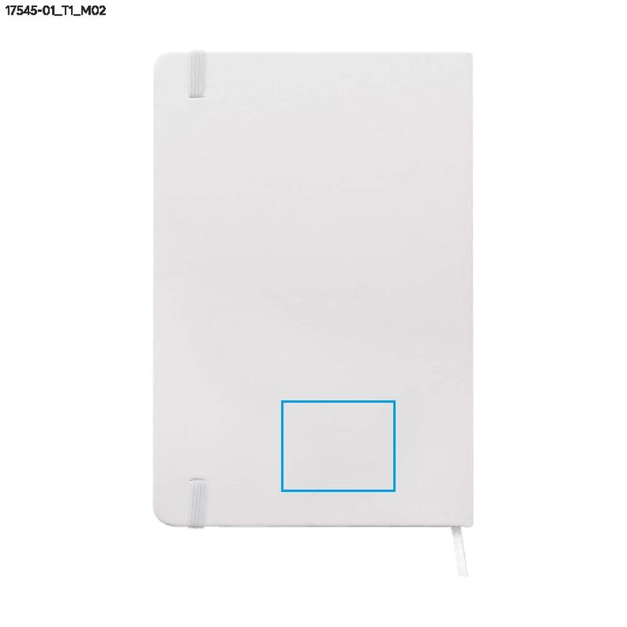 VITAL – carnet A5: Zone de marquage arrière · Marquage en creux