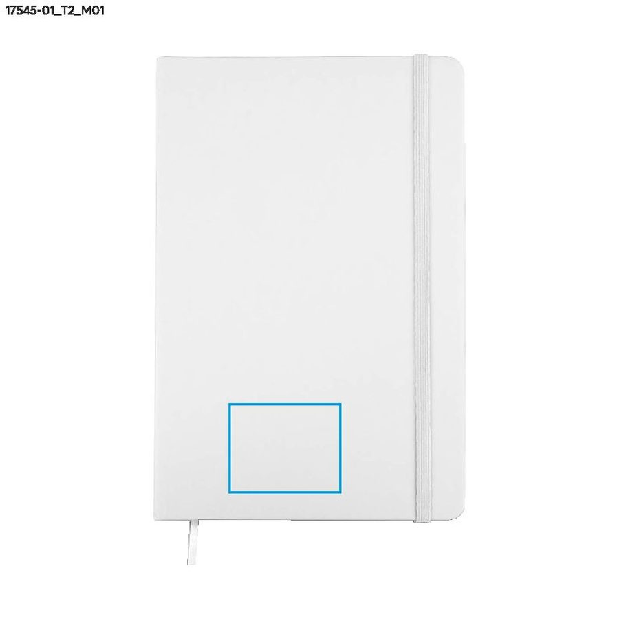 VITAL – carnet A5: Zone de marquage avant · Marquage en creux
