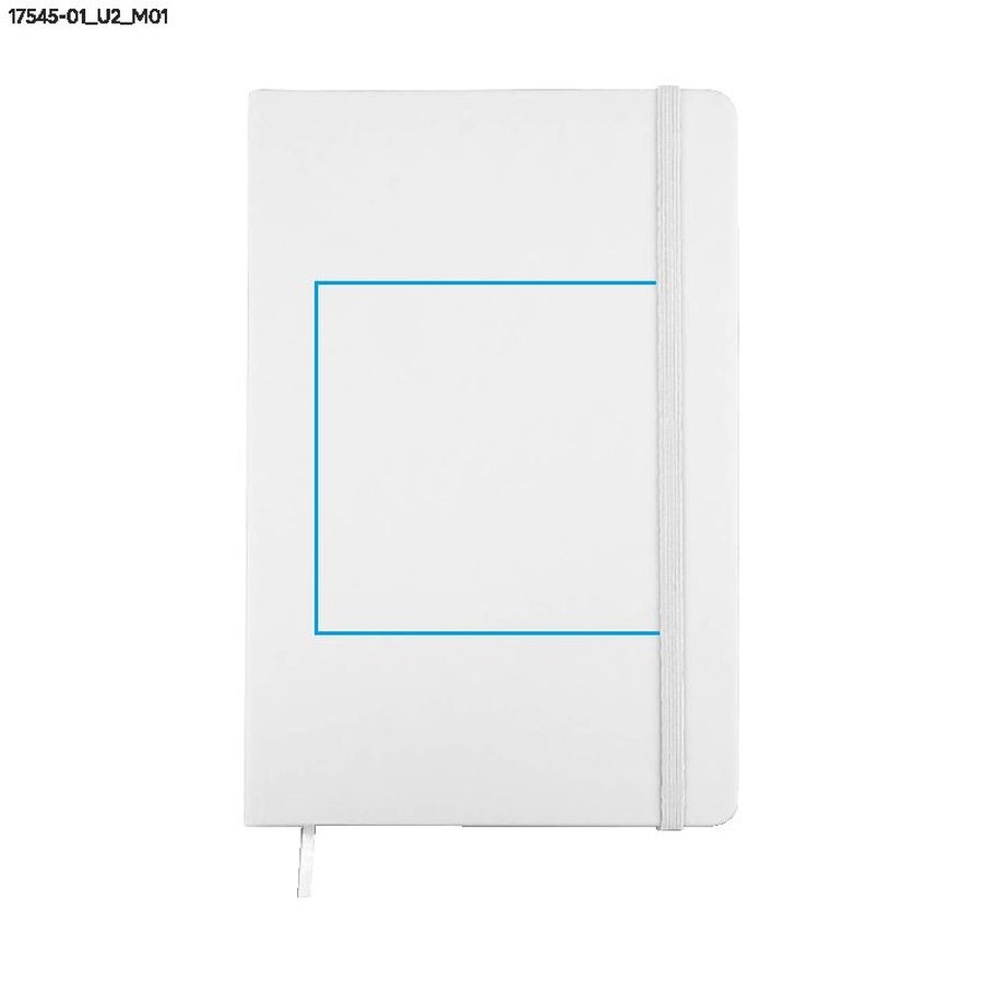 VITAL – carnet A5: Zone de marquage avant · Impression UV