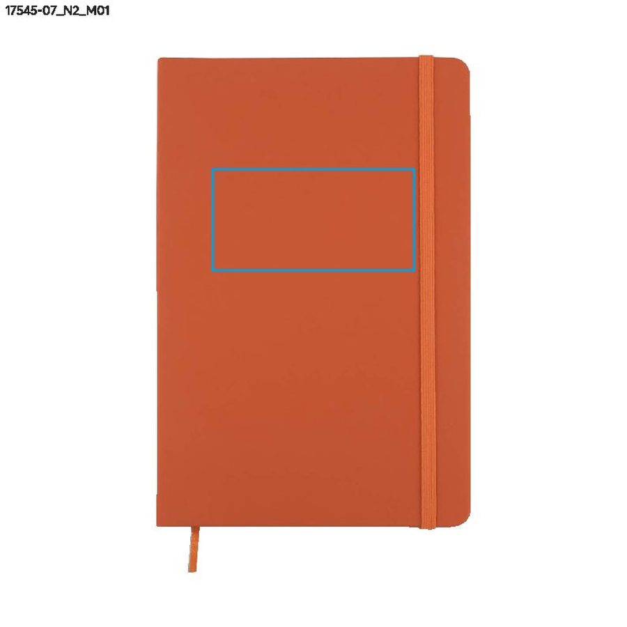 VITAL – carnet A5: Zone de marquage avant · Tampographie