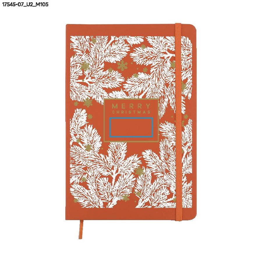 VITAL – carnet A5: Zone de marquage · Impression UV