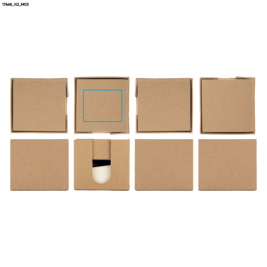 PELI — organizer na biurko: Print area top · Pad printing