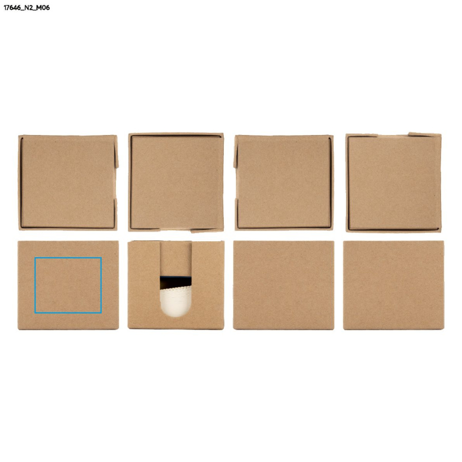 PELI — organizer na biurko: Print area side · Pad printing