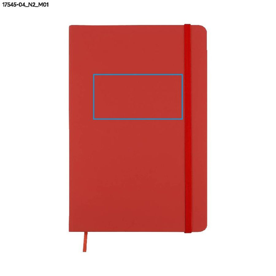 VITAL – carnet A5: Zone de marquage avant · Tampographie