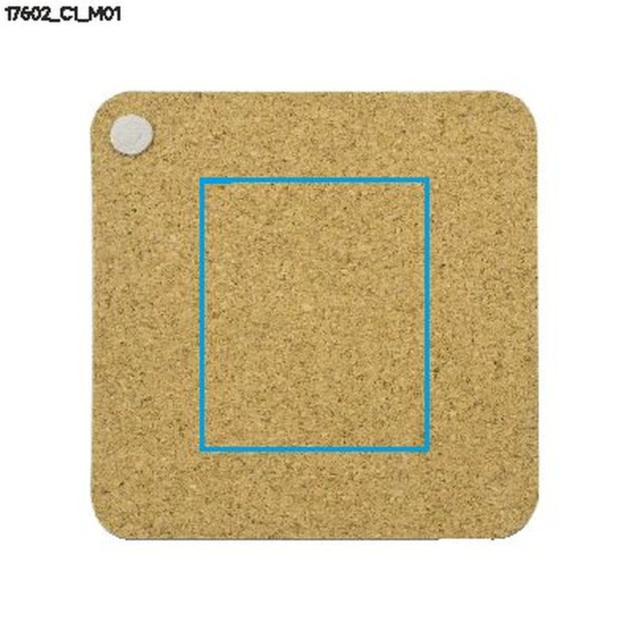 MAT – bloc-notes et dessous de verre: Zone de marquage avant · DTF