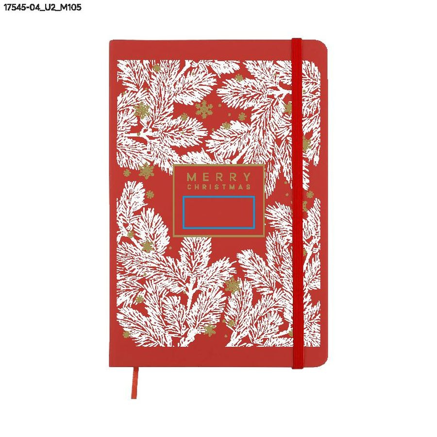VITAL – carnet A5: Zone de marquage · Impression UV