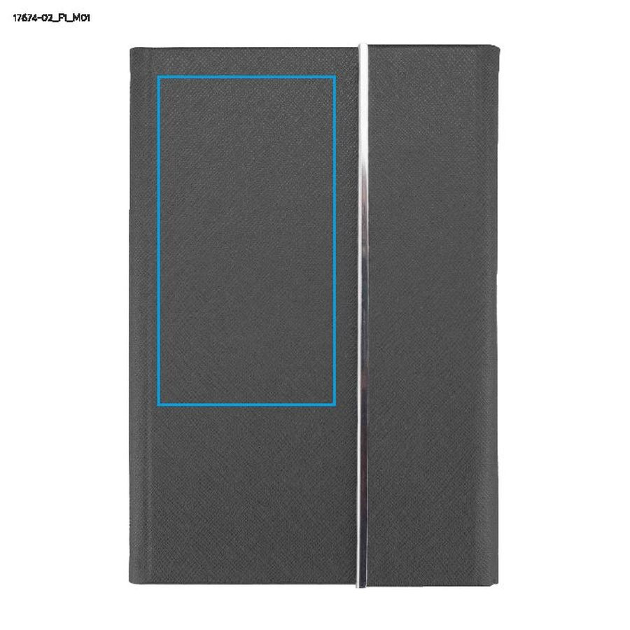 INA – carnet A5: Zone de marquage avant · Transfert sérigraphique