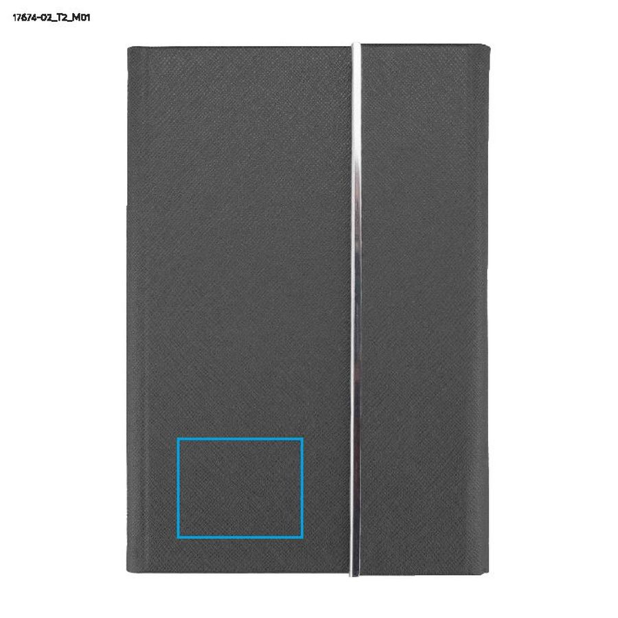 INA – carnet A5: Zone de marquage avant · Marquage en creux