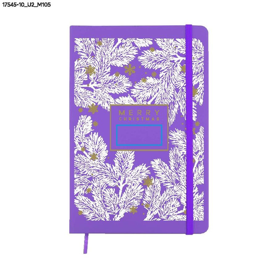 VITAL – carnet A5: Zone de marquage · Impression UV