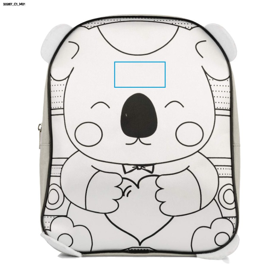 TEDDY – sac à dos: Zone de marquage avant · DTF
