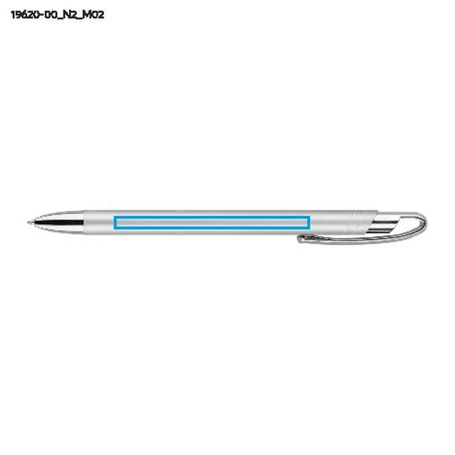 Stylo à bille AVALO: Zone de marquage arrière · Tampographie