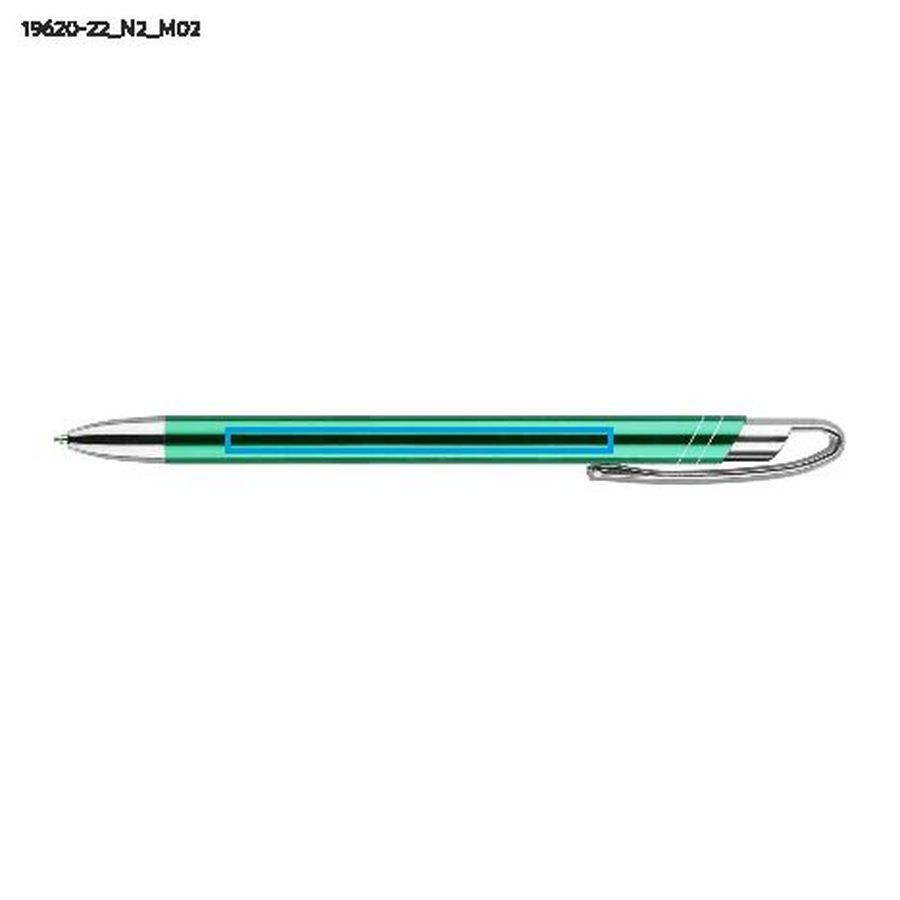 Stylo à bille AVALO: Zone de marquage arrière · Tampographie