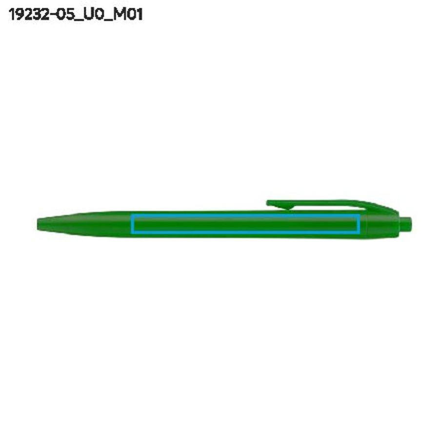Stylo à bille BASIC: Zone de marquage avant · Impression UV