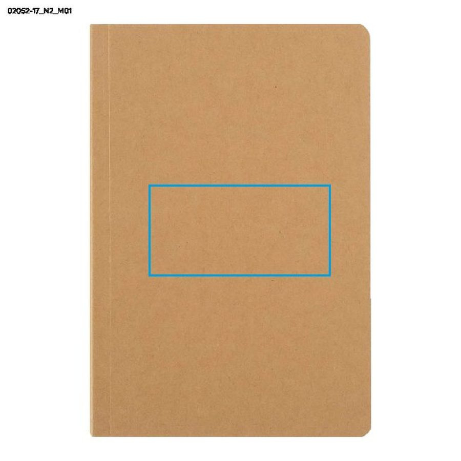 VASCOVIA – bloc-notes de remplacement A5: Zone de marquage avant · Tampographie