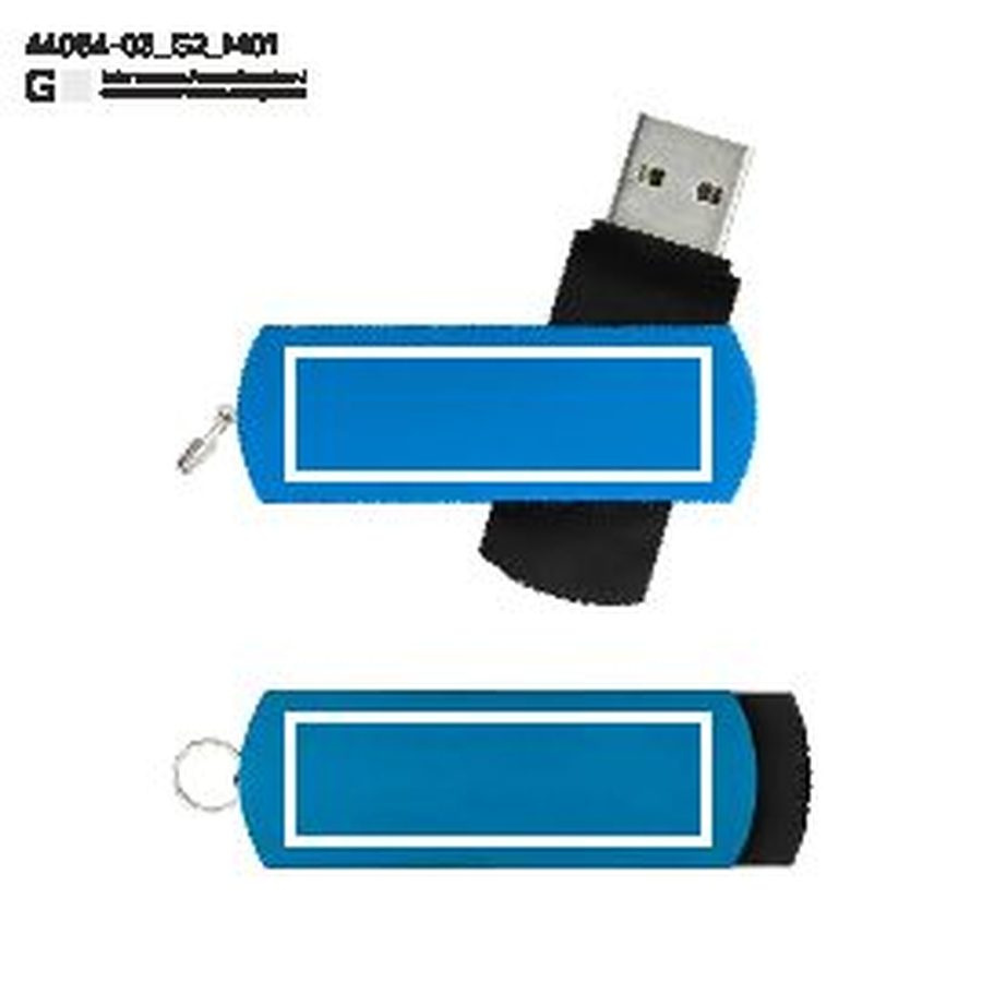 ALLU – clé USB 8 Go: Zone de marquage avant · Gravure laser