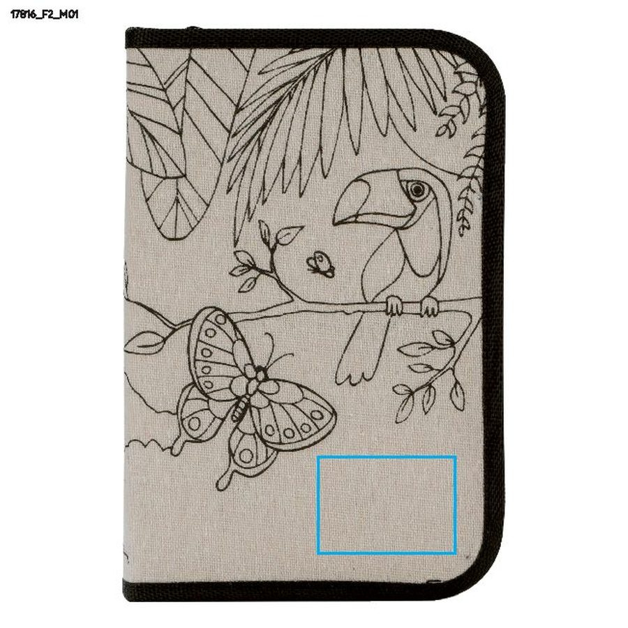 PASTELLI – trousse: Zone de marquage avant · Transfert sérigraphique
