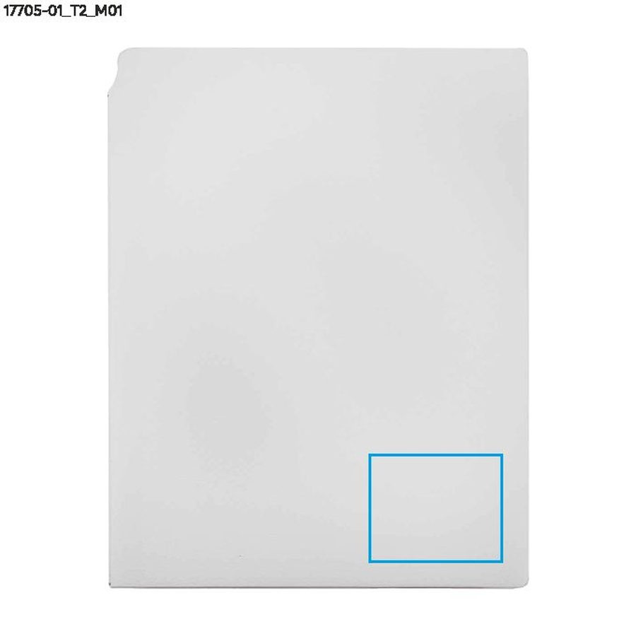 BELLIS – carnet A5: Zone de marquage avant · Marquage en creux