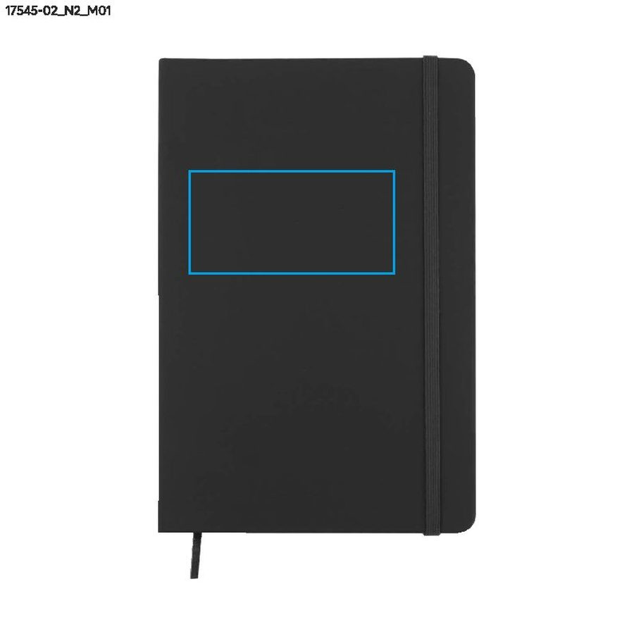 VITAL – carnet A5: Zone de marquage avant · Tampographie