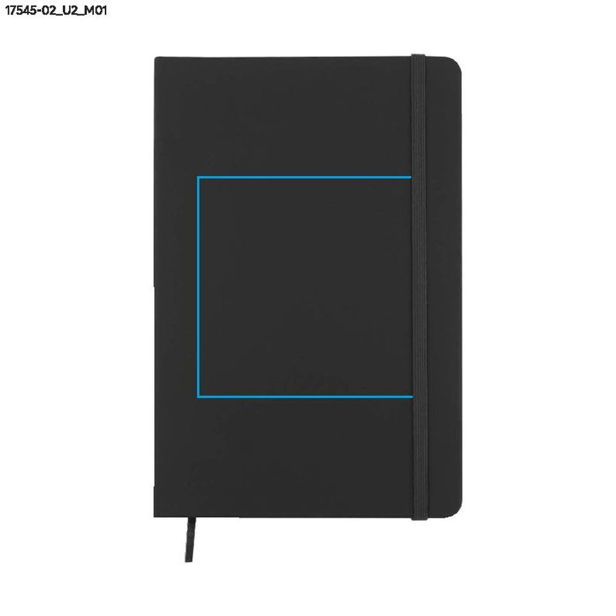 VITAL – carnet A5: Zone de marquage avant · Impression UV