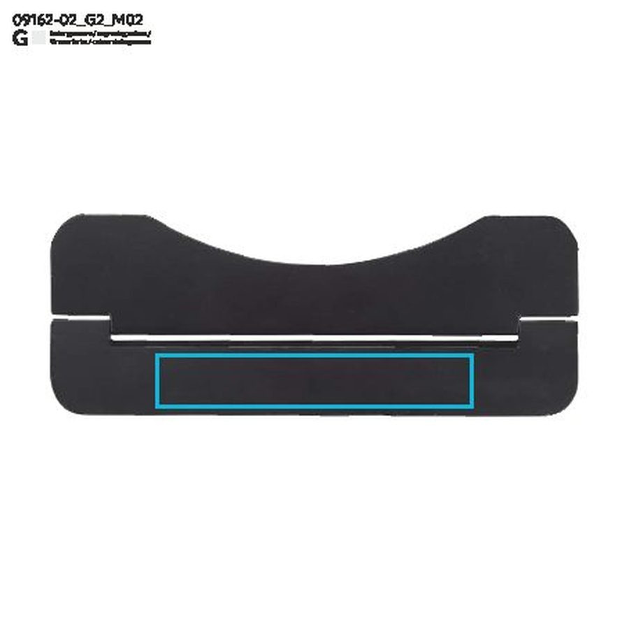 COMAGO – support pour ordinateur portable: Zone de marquage arrière · Gravure laser