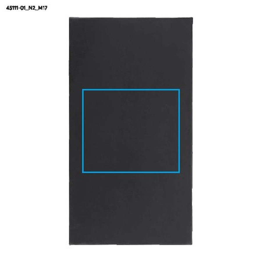 Powerbank DOUBLE, 8000 mAh: Print area case, front · Pad printing