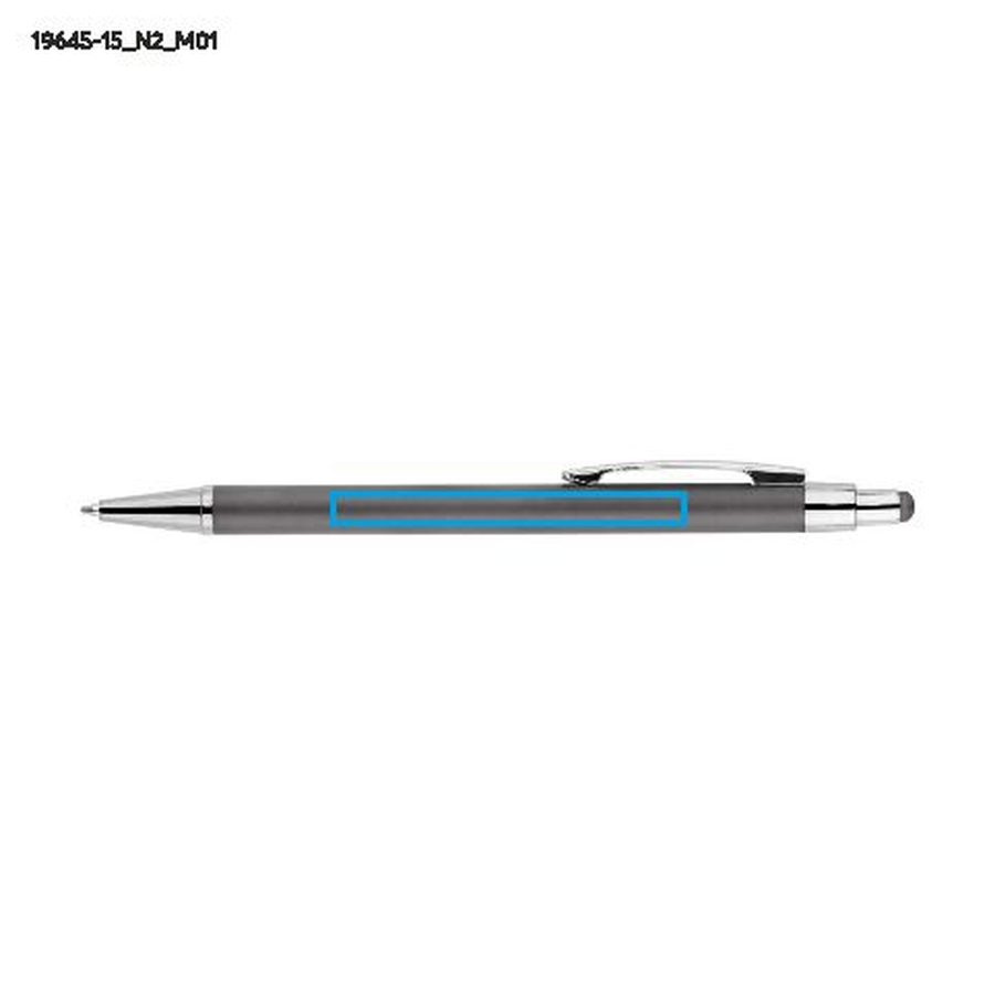 Stylo tactile DAWEI: Zone de marquage avant · Tampographie