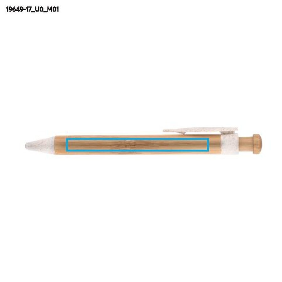 Stylo à bille FOLL: Zone de marquage avant · Impression UV