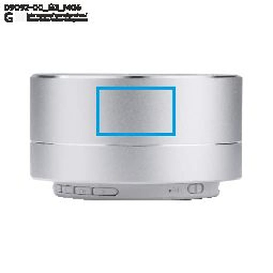 POP – enceinte sans fil: Zone de marquage side · Gravure laser