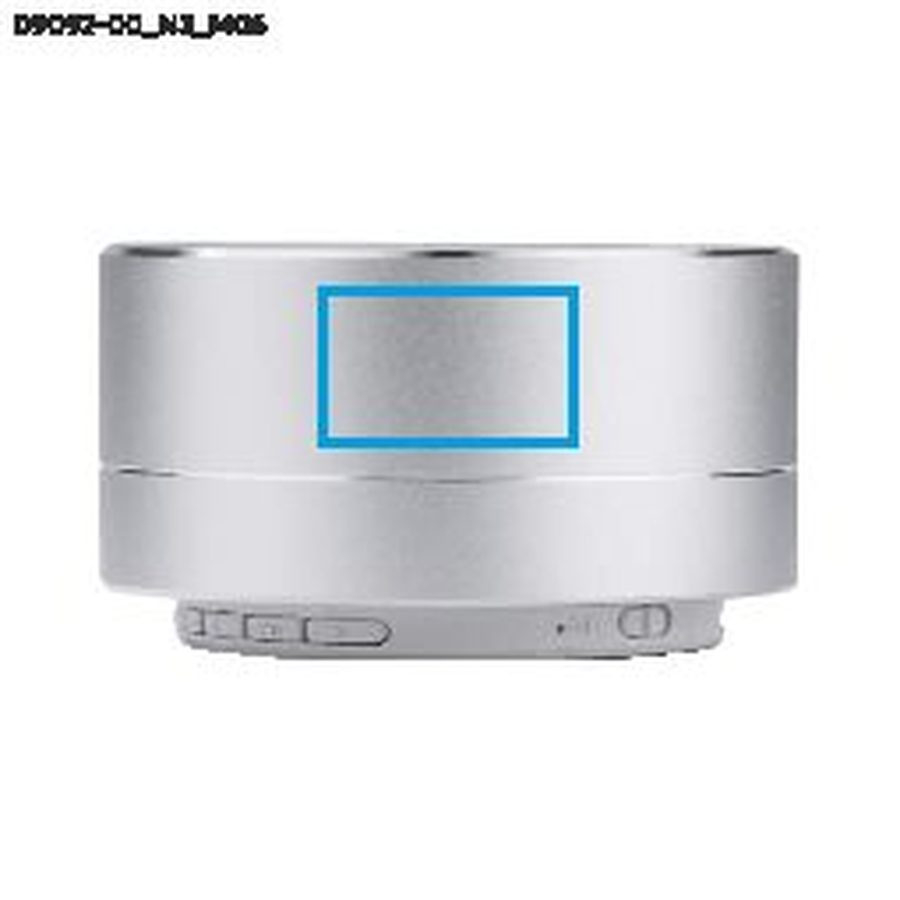 POP – enceinte sans fil: Zone de marquage side · Tampographie