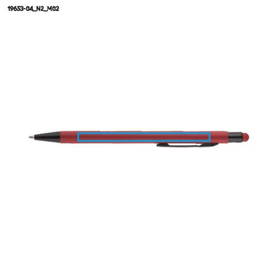PRIM – stylo tactile: Zone de marquage arrière · Tampographie