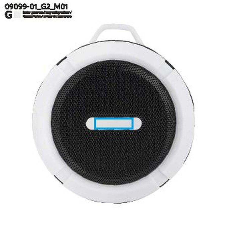 FUSION – enceinte sans fil: Zone de marquage avant · Gravure laser