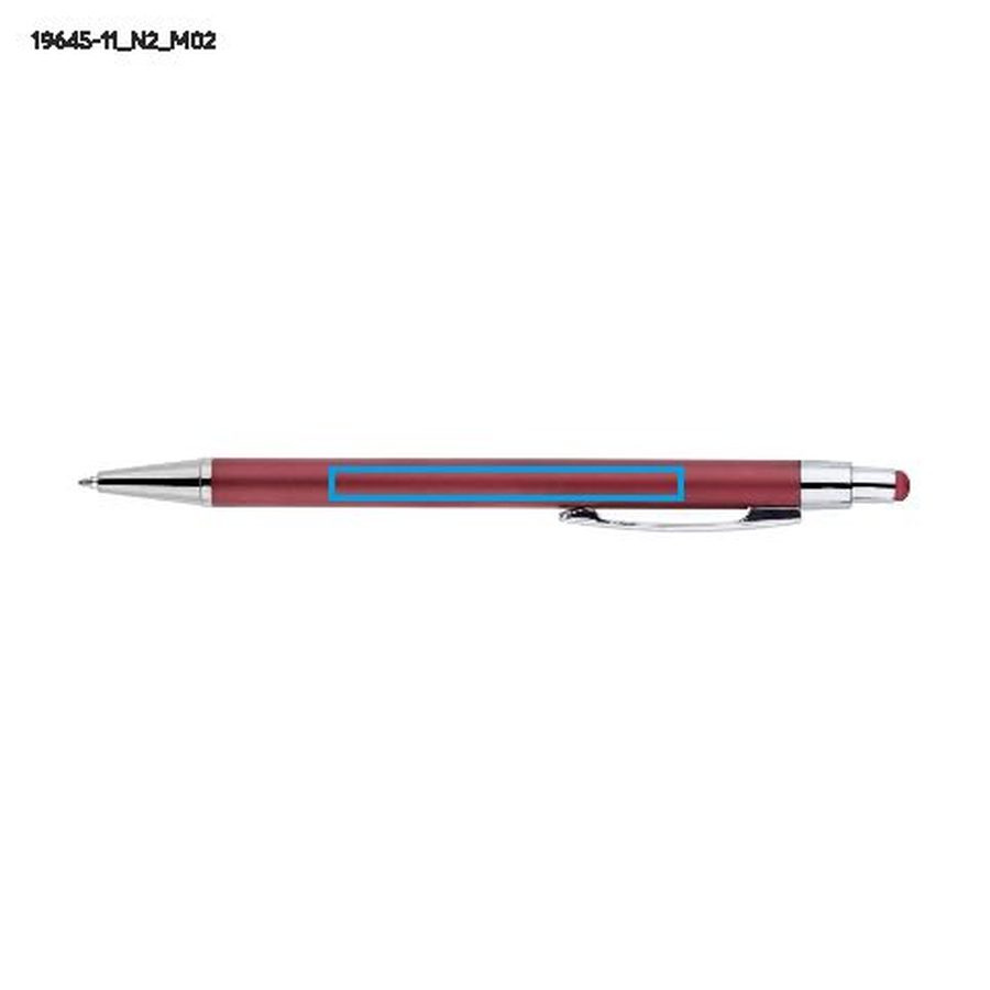 Stylo tactile DAWEI: Zone de marquage arrière · Tampographie