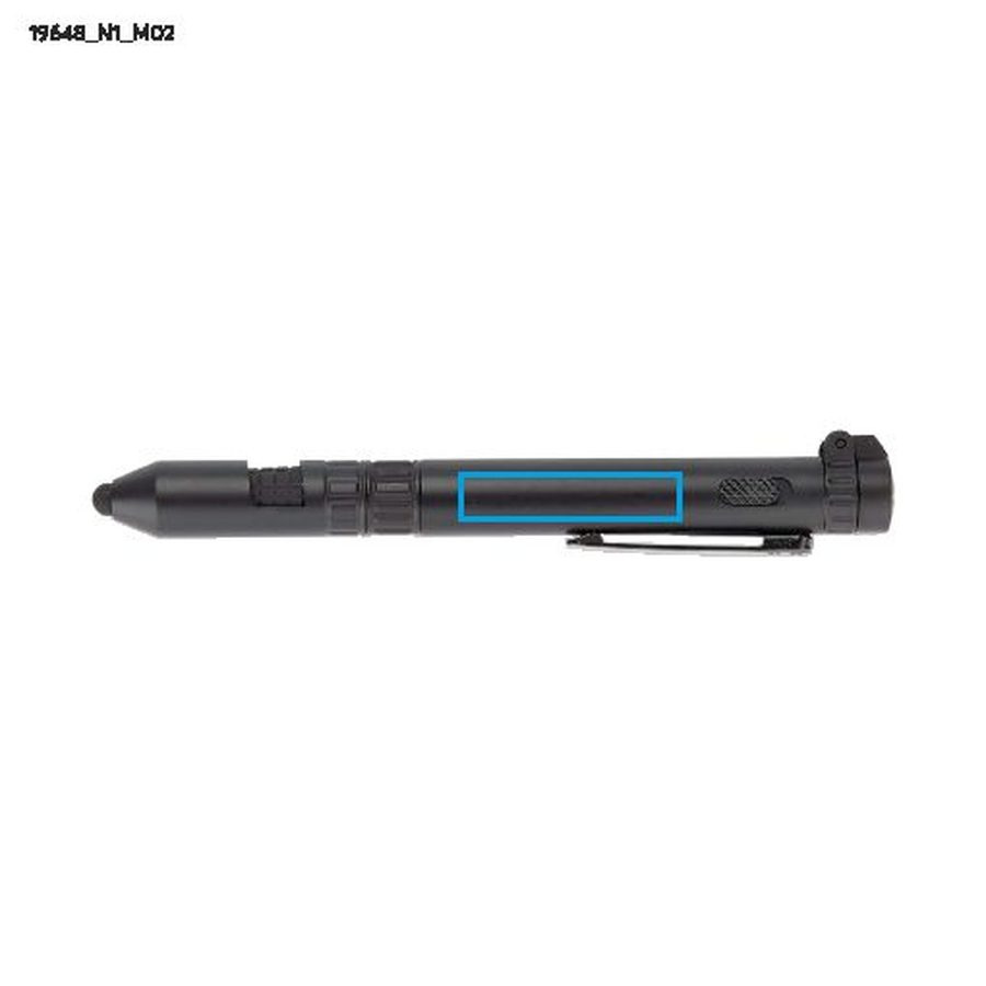 GYVER – stylo tactile: Zone de marquage arrière · Tampographie