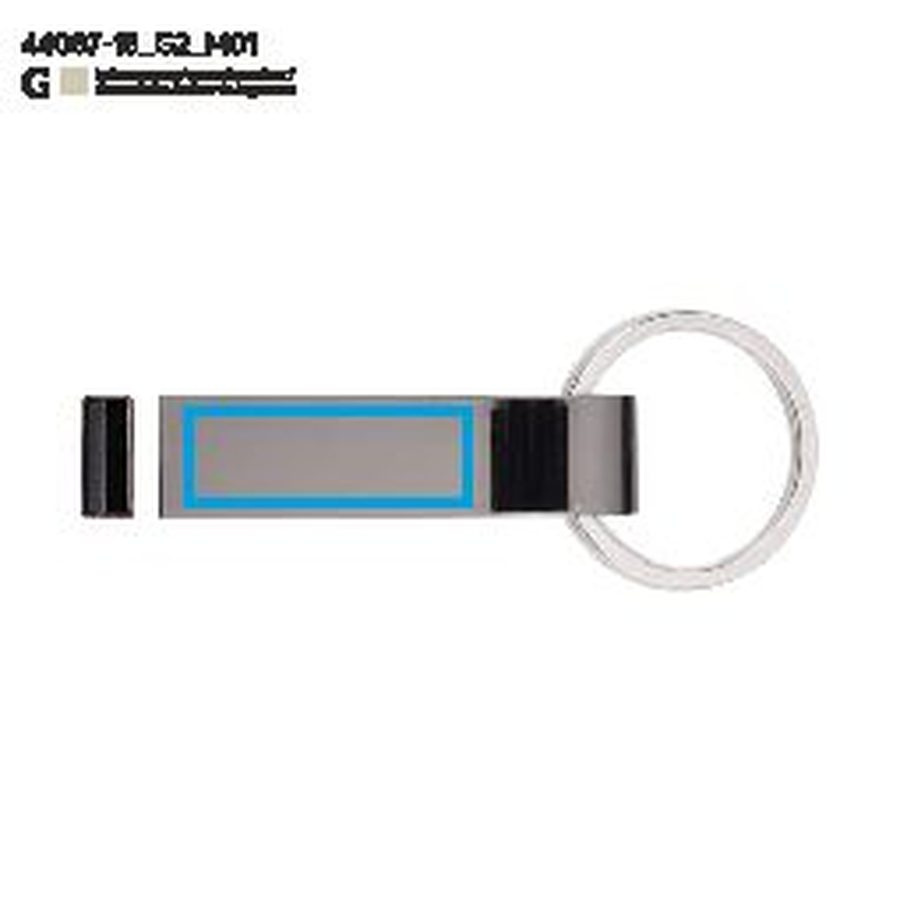 PALERMO – clé USB 16 Go: Zone de marquage avant · Gravure laser