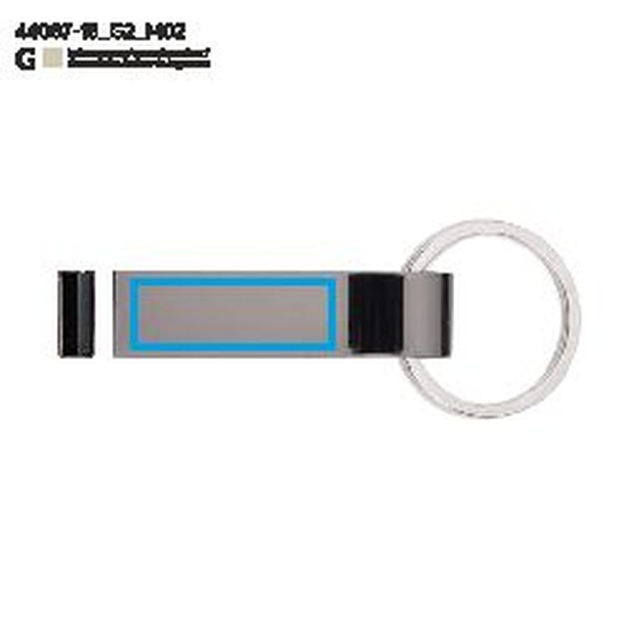 PALERMO – clé USB 16 Go: Zone de marquage arrière · Gravure laser