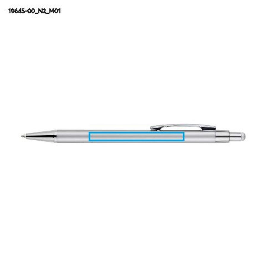 Stylo tactile DAWEI: Zone de marquage avant · Tampographie