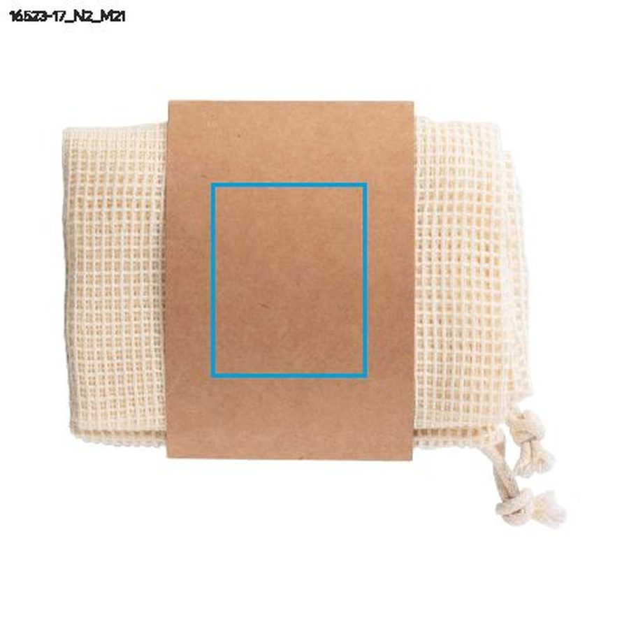 GREENS – set de sacs en filet: Zone de marquage box · Tampographie