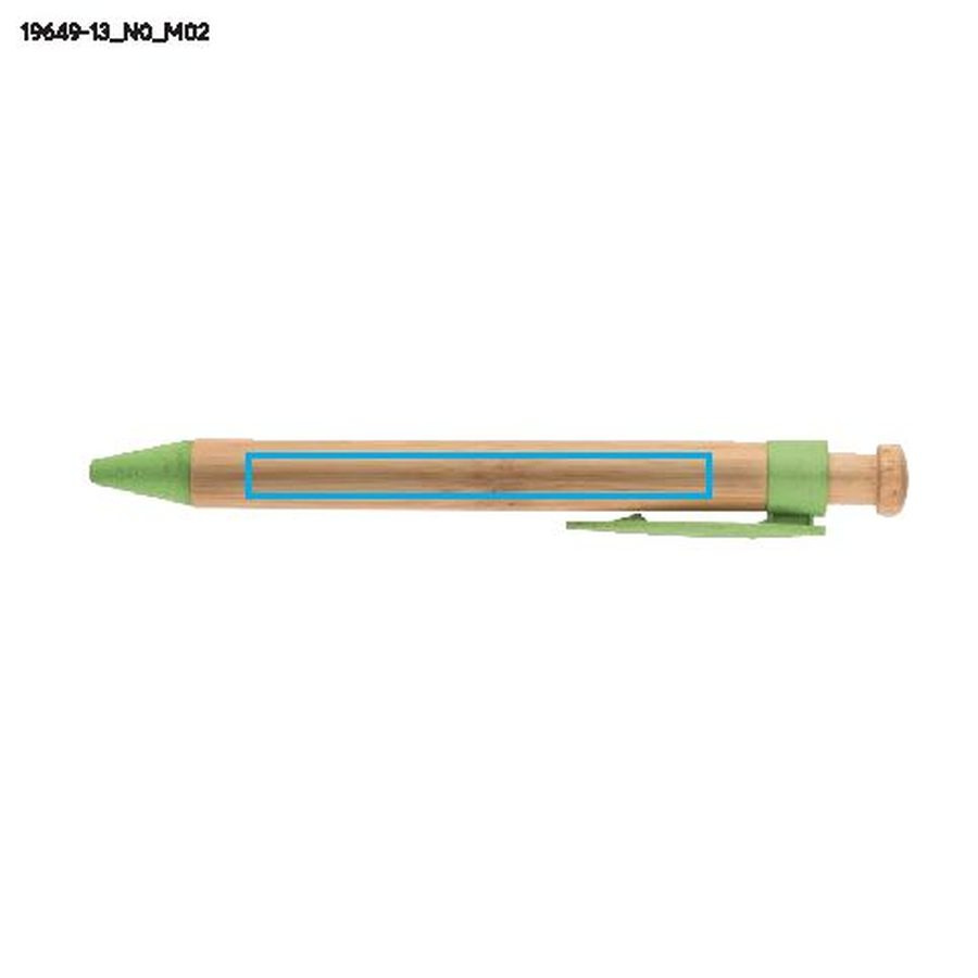 Stylo à bille FOLL: Zone de marquage arrière · Tampographie