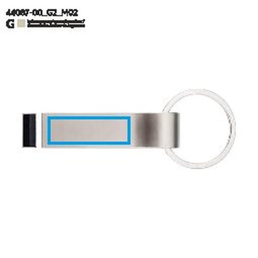 PALERMO – clé USB 16 Go: Zone de marquage arrière · Gravure laser