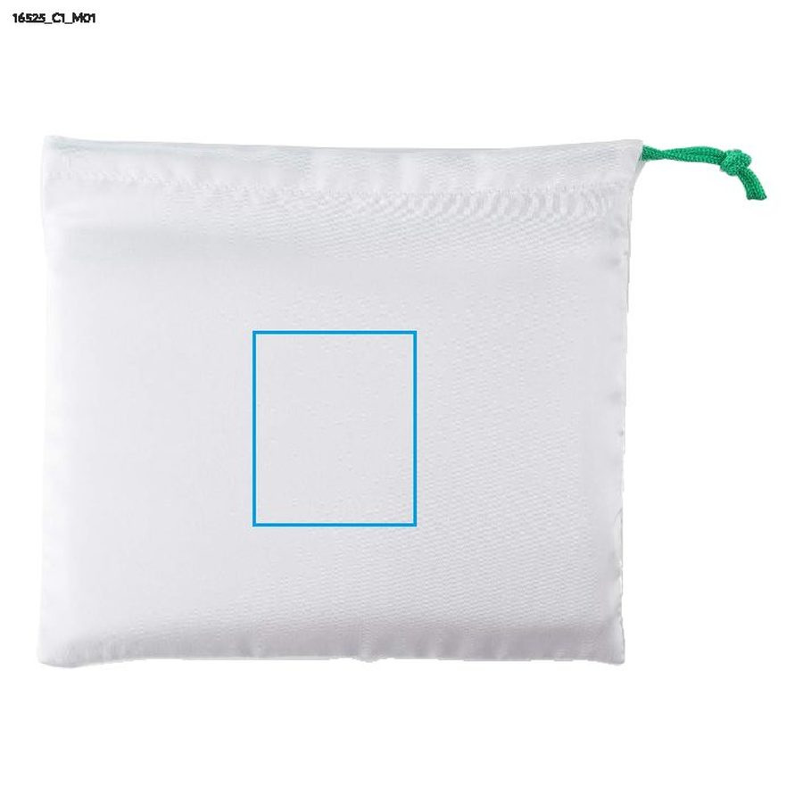 RPET – set de sacs en filet: Zone de marquage avant · DTF