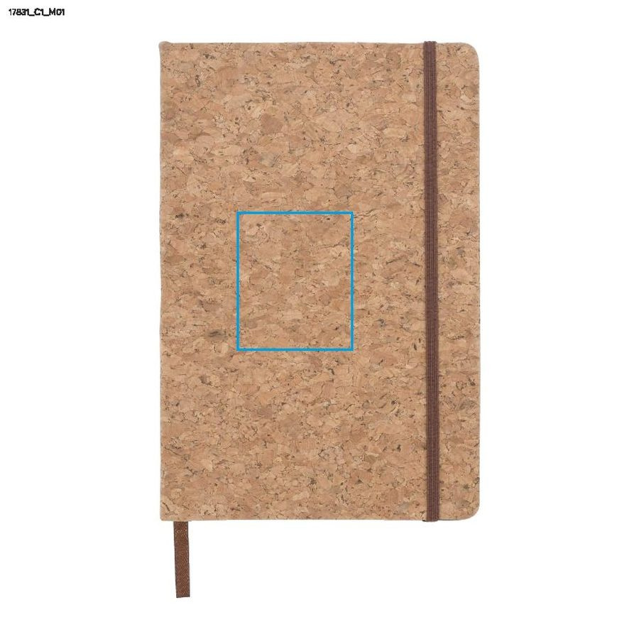 CORA – carnet A5: Zone de marquage avant · DTF