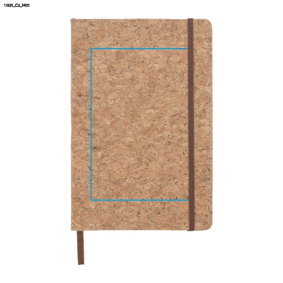 CORA – carnet A5: Zone de marquage avant · DTF