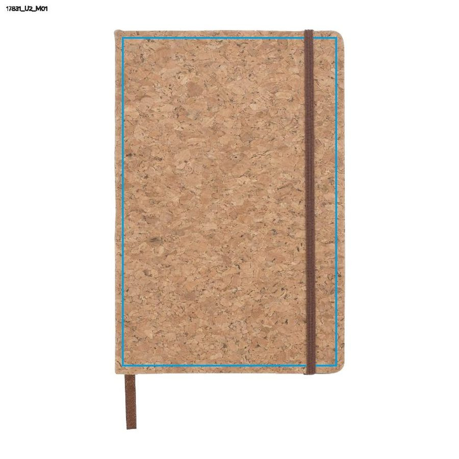 CORA – carnet A5: Zone de marquage avant · Impression UV