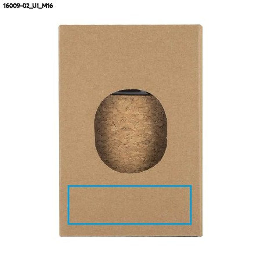 SKLO – mug en verre 380 ml: Zone de marquage box · Impression UV