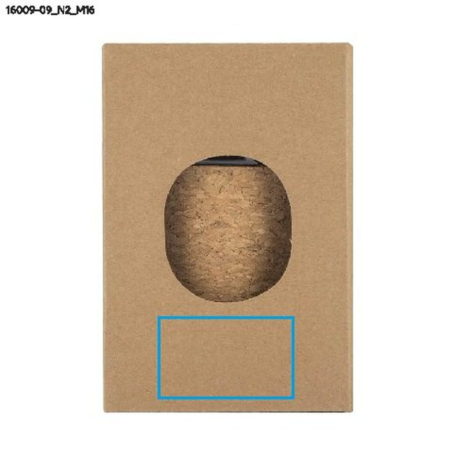 SKLO – mug en verre 380 ml: Zone de marquage box · Tampographie