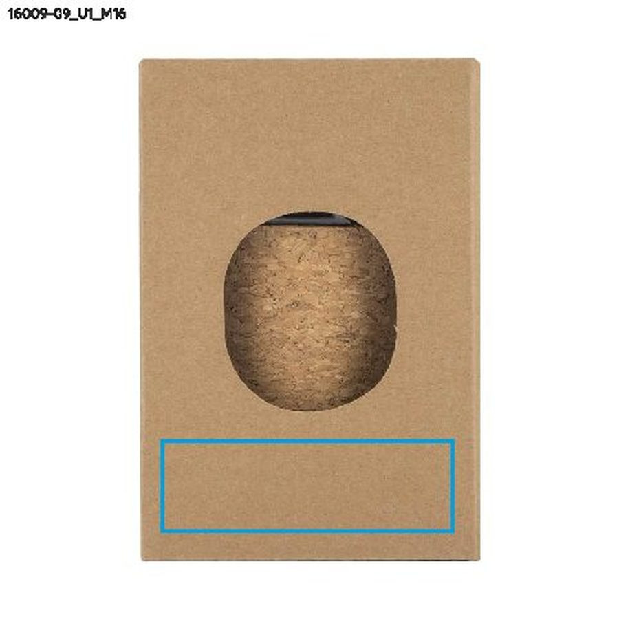 SKLO – mug en verre 380 ml: Zone de marquage box · Impression UV