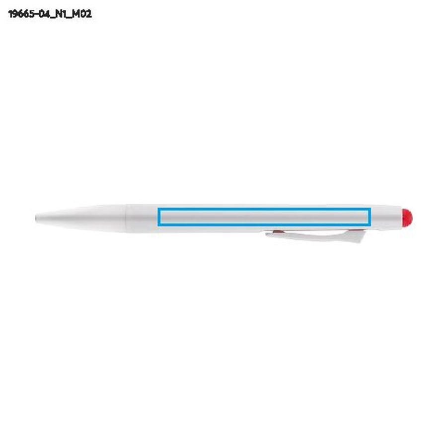 MAZZI – stylo-bille effaçable: Zone de marquage arrière · Tampographie