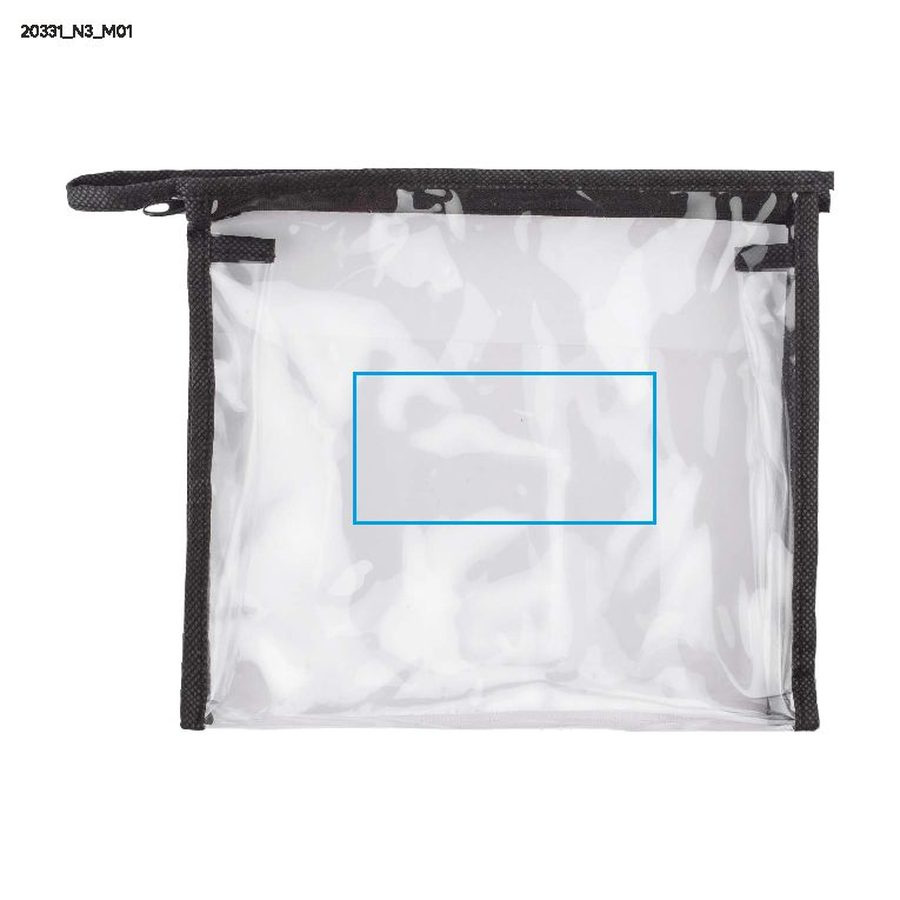SHARON – trousse de toilette: Zone de marquage avant · Tampographie