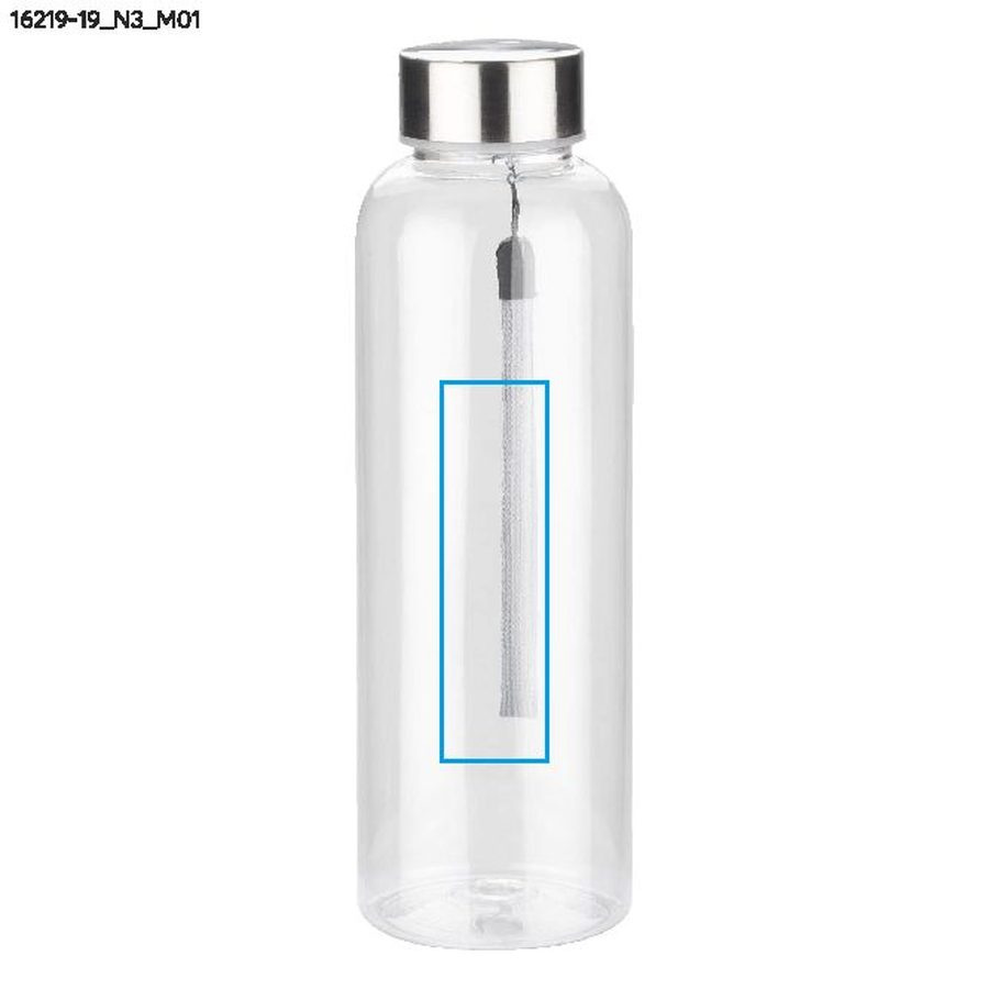 Butelka na wodę REDUCE, 500 ml: Pole nadruku z przodu · Tampondruk